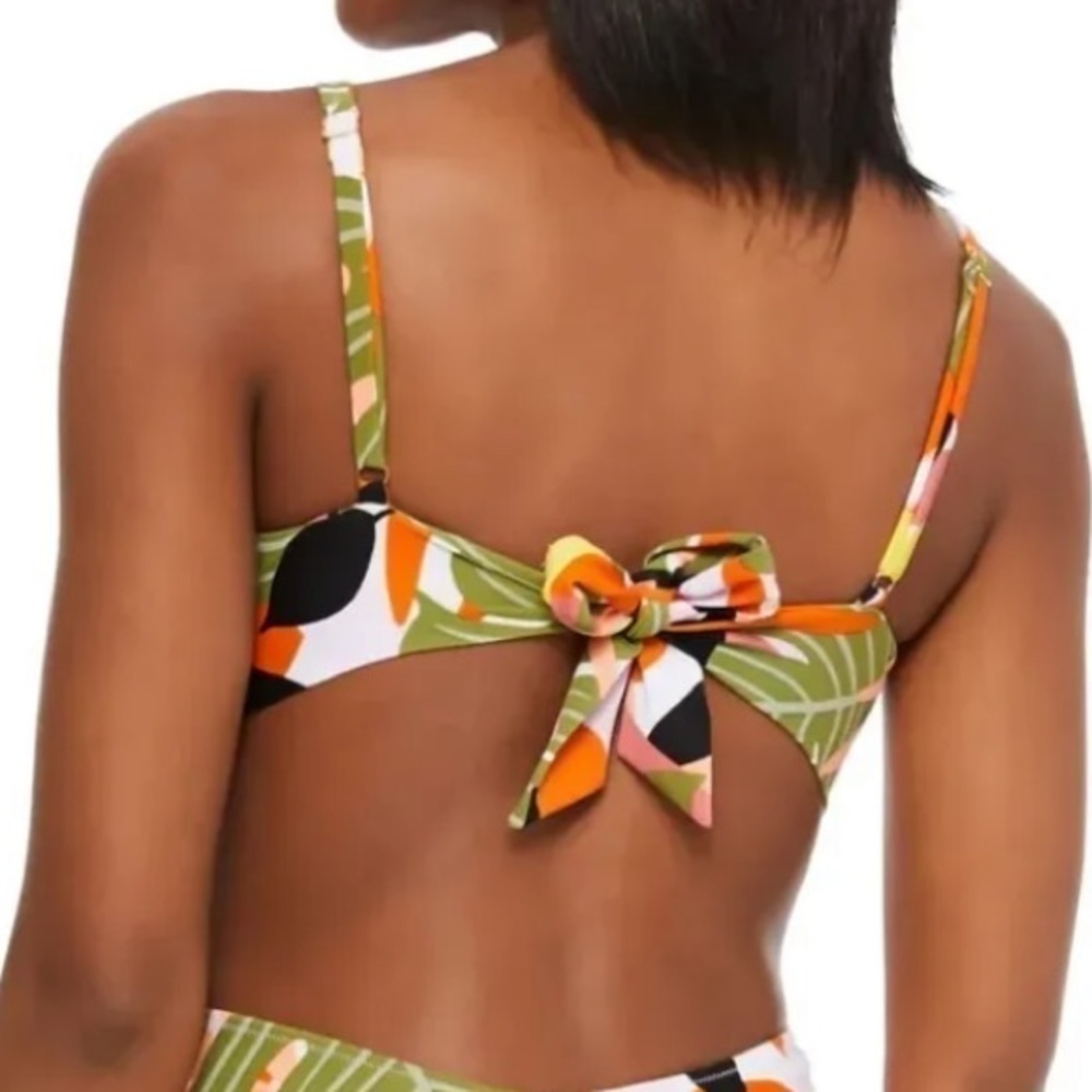 Bar III Jungle Tropic Printed Ring One-Piece Swimsuit - Picture 4 of 12